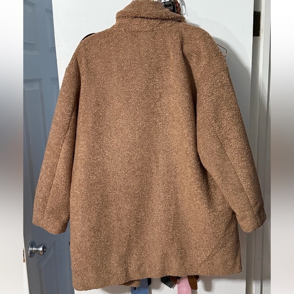 Daily Ritual Brown Teddy Jacket - Picture 6 of 6